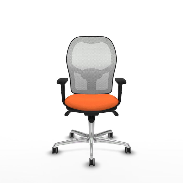 PIQUERAS Y CRESPO Silla de oficina Jorquera Naranja y Blanco