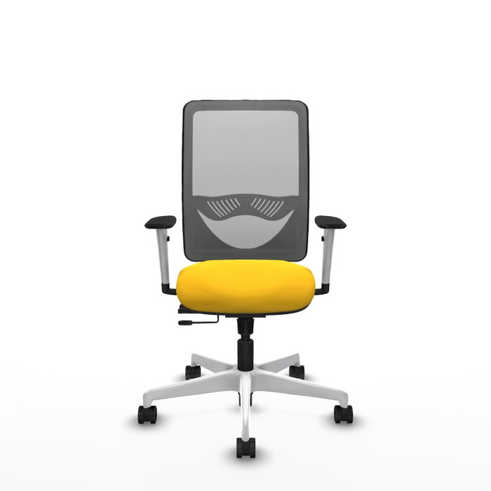 PIQUERAS Y CRESPO Silla de oficina Zulema Amarillo y Gris PIQUERAS Y CRESPO Silla de oficina Zulema Amarillo y Gris