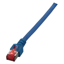 EFB Elektronik Cable de parcheo RJ45 S/FTP Cat.6A LSZH 0,15 m azul