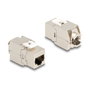 DeLOCK 86050 Módulo Keystone RJ45 Cat.6A STP, 4 unidades