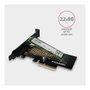 Axagon PCEM2-N Adaptador PCIe-3.0-x4 para 1x M.2-NVMe-SSD hasta 2280