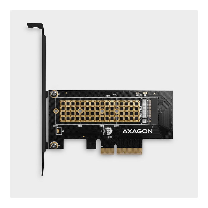 Axagon PCEM2-N Adaptador PCIe-3.0-x4 para 1x M.2-NVMe-SSD hasta 2280