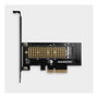 Axagon PCEM2-N Adaptador PCIe-3.0-x4 para 1x M.2-NVMe-SSD hasta 2280