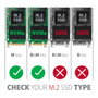 Axagon PCEM2-N Adaptador PCIe-3.0-x4 para 1x M.2-NVMe-SSD hasta 2280