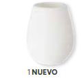 Candelabro para LED Tropical Blanco 6 uds