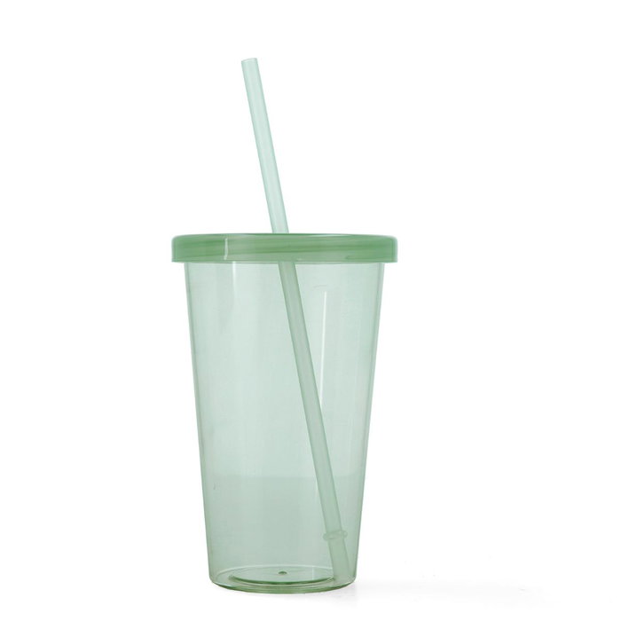 Vaso con Tapa y Pajita Plástico Quidate Quid 47,5 cL Vaso con Tapa y Pajita Plástico Quidate Quid 47,5 cL