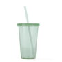 Vaso con Tapa y Pajita Plástico Quidate Quid 47,5 cL