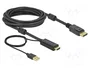 DeLOCK Cable Adaptador de Vídeo HDMI a DisplayPort 4K 5 m