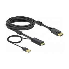 DeLOCK Cable HDMI a DisplayPort 4K 30 Hz 5 m