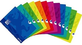 OXFORD Paquete de 10 libretas Openflex A4 48h 90g colores surtidos