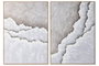 DKD Home Decor Cuadro Madera 102,6x4,3x143 Abstracto Surtido de 2 Piezas