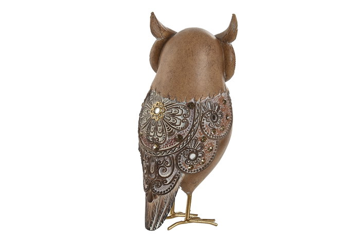 DKD Home Decor Figura Indio Resina Marron Rojo 8 x 18 x 8 cm (2 Unidades)