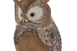 DKD Home Decor Figura Indio Resina Marron Rojo 8 x 18 x 8 cm (2 Unidades)