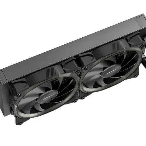 Antec VORTEX 240 ARGB Refrigeración Líquida AIO para CPU, Radiador 240mm, Compatibilidad Universal (Intel/AMD), Ventiladores PWM ARGB 2000 RPM, Negro