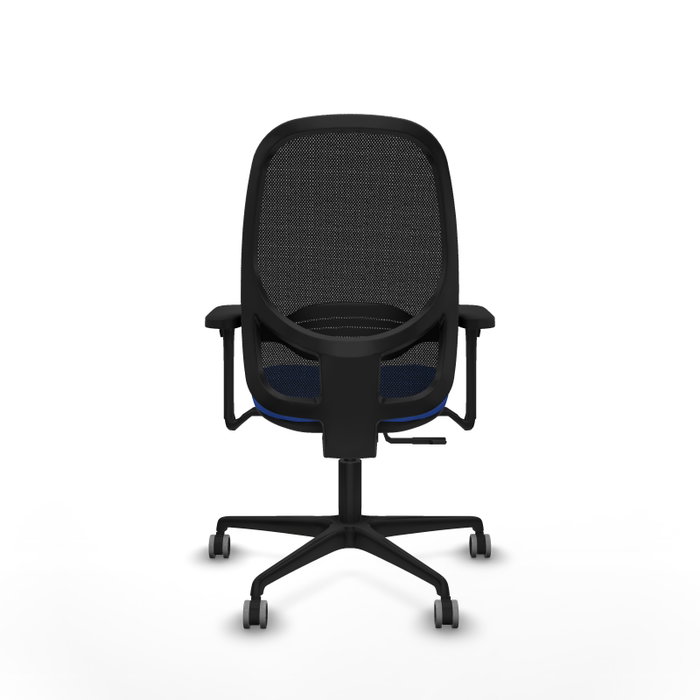 PIQUERAS Y CRESPO Silla de oficina Cilanco con mecanismo Sincro, Tela Azul y Malla Negra PIQUERAS Y CRESPO Silla de oficina Cilanco con mecanismo Sincro, Tela Azul y Malla Negra
