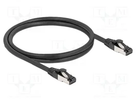 DeLOCK Cable de red Cat 8.1 S/FTP RJ45 1 m Negro