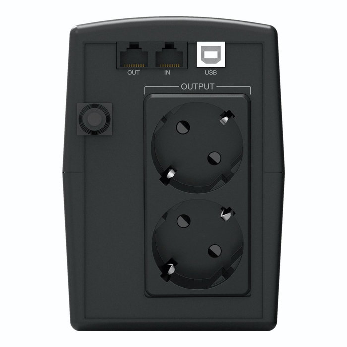 Conceptronic UPS Zeus01ES 360W 650VA Línea Interactiva Negro