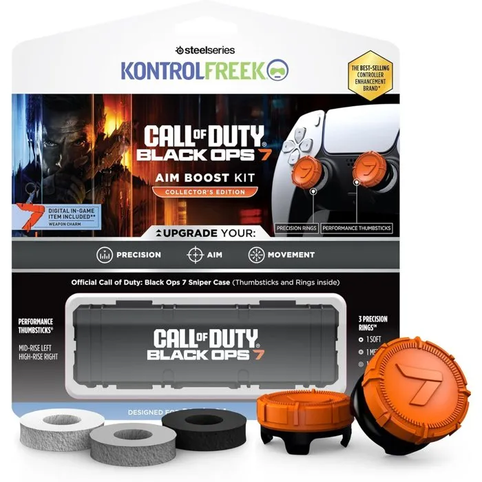 Steelseries KontrolFreek Edición Coleccionista Pack de 2 joysticks para Call of Duty BO7 - Naranja Steelseries KontrolFreek Edición Coleccionista Pack de 2 joysticks para Call of Duty BO7 - Naranja