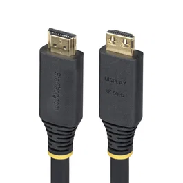StarTech.com Cable HDMI 2.0 18Gbps Activo 10m - 4K@60Hz HDR10 HDCP2.2, 1440p@144Hz, Blindado, Conectores Chapados en Oro con Pestillo - Negro - Ref. HDMI2-CABLE-GRIP-10M