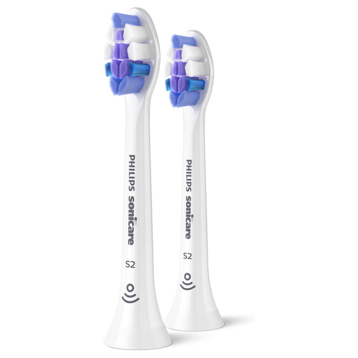 Philips Sonicare S2 Sensitive HX6052/87, 2 unidades, blanco