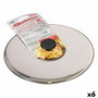 Tapa volteadora de tortillas Quttin 144881 Ø 27 cm 27 x 27 x 3 cm Acero Inoxidable (6 Unidades)