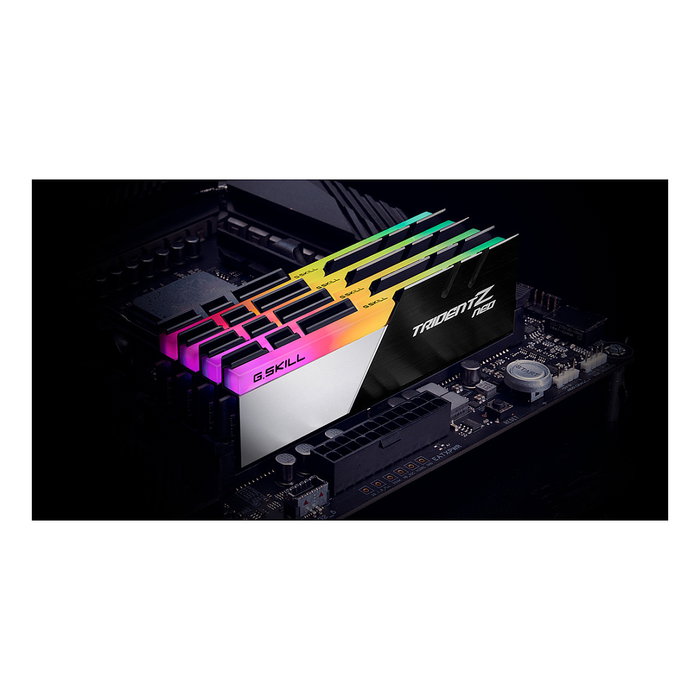 G.Skill Trident Z Neo F4-3600C18Q-128GTZN 128 GB (4 x 32 GB) DDR4 3600 MHz RGB Black/Silver G.Skill Trident Z Neo F4-3600C18Q-128GTZN 128 GB (4 x 32 GB) DDR4 3600 MHz RGB Black/Silver