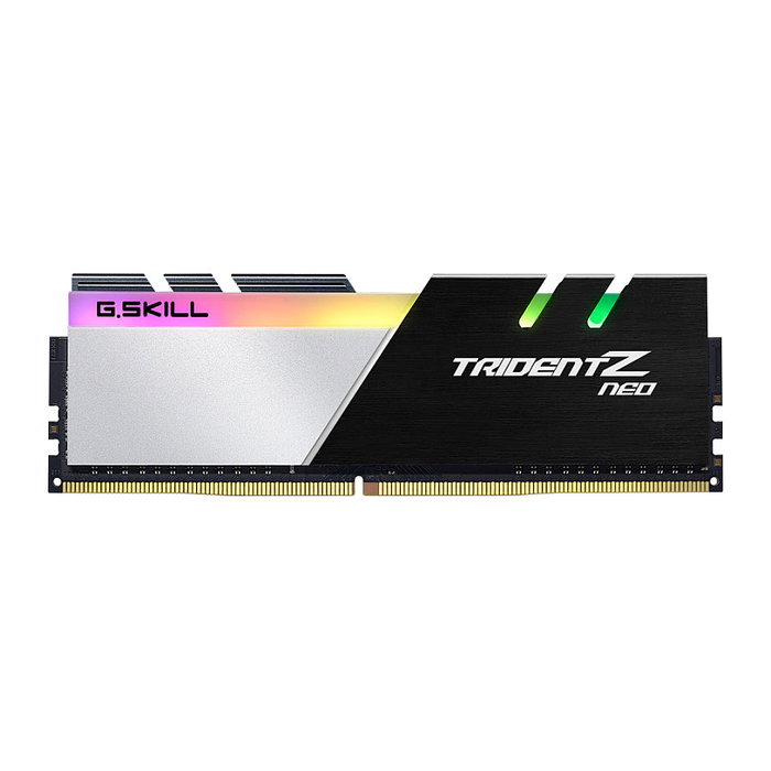 G.Skill Trident Z Neo F4-3600C18Q-128GTZN 128 GB (4 x 32 GB) DDR4 3600 MHz RGB Black/Silver G.Skill Trident Z Neo F4-3600C18Q-128GTZN 128 GB (4 x 32 GB) DDR4 3600 MHz RGB Black/Silver