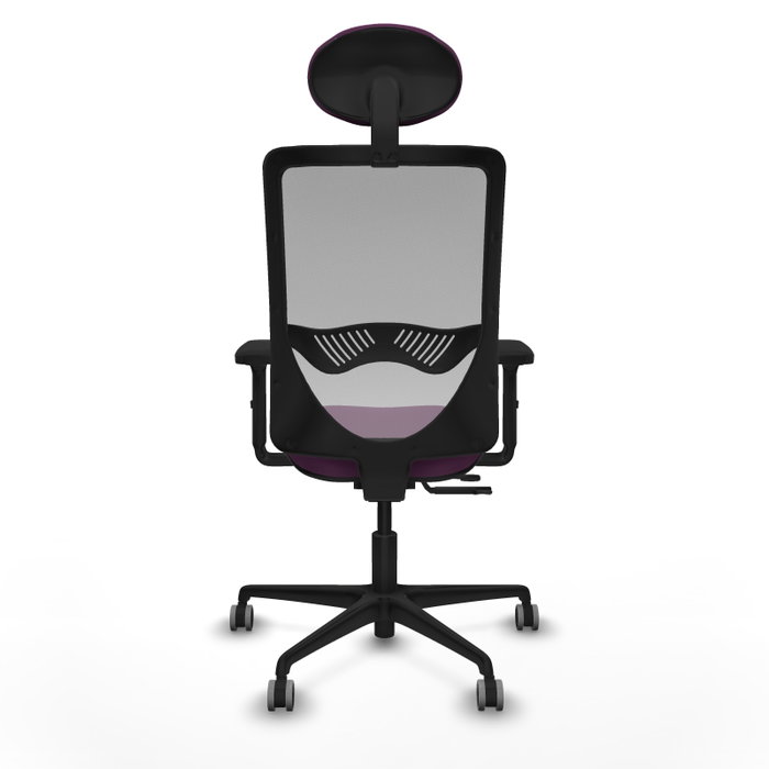PIQUERAS Y CRESPO Silla de oficina Zulema con mecanismo Sincro/Traslack, Morado y Gris PIQUERAS Y CRESPO Silla de oficina Zulema con mecanismo Sincro/Traslack, Morado y Gris