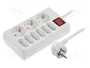 Sonstige LogiLink LPS201 Regleta de alimentación de 9 salidas, Blanco