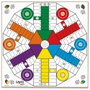 Cayro Tablero Parchís y Oca de Madera para 6 Jugadores (40x40 cm) inevitable