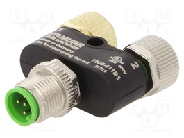 MURRELEKTRONIK Adaptador en T IP67 Código A DeviceNet / CANopen M12