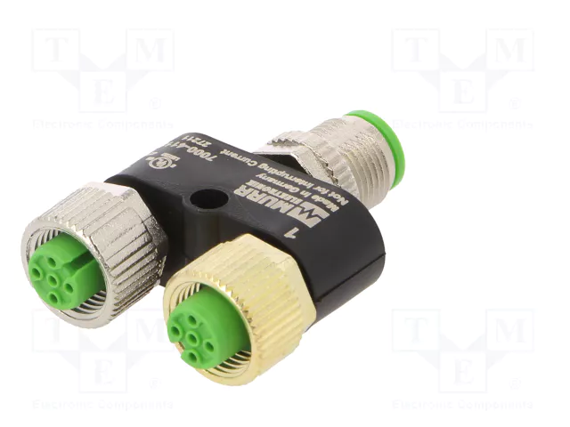 MURRELEKTRONIK Adaptador en T IP67 Código A DeviceNet / CANopen M12 MURRELEKTRONIK Adaptador en T IP67 Código A DeviceNet / CANopen M12