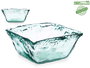 Giftdecor Centro de Mesa de Vidrio Inca Transparente 17x17x7 cm (Set de 12)