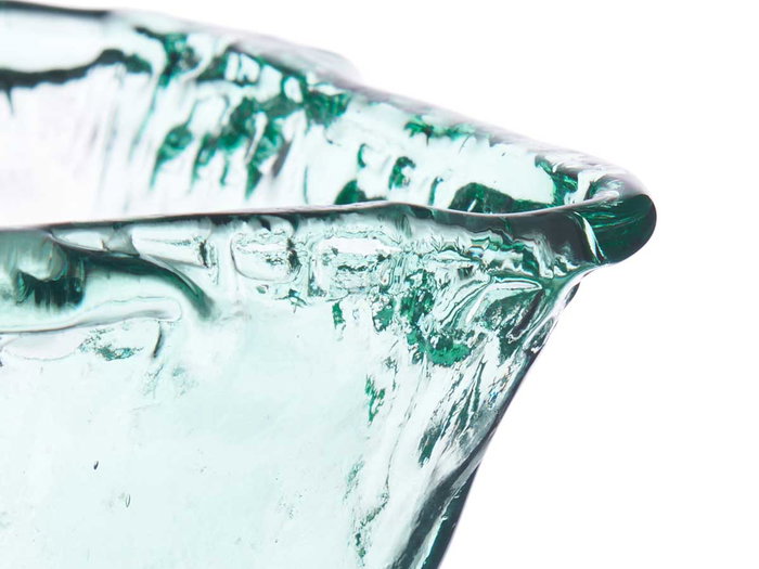 Giftdecor Centro de Mesa de Vidrio Inca Transparente 17x17x7 cm (Set de 12)