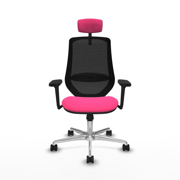 PIQUERAS Y CRESPO Silla de oficina Mardos Rosa y Negro PIQUERAS Y CRESPO Silla de oficina Mardos Rosa y Negro