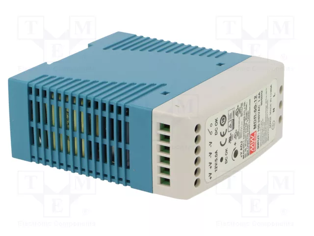 MEAN WELL MDR-60-12 Alimentador de impulso 60W 12VDC