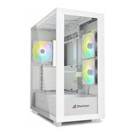 Sharkoon Rebel C60 Midi Tower PC Blanco RGB
