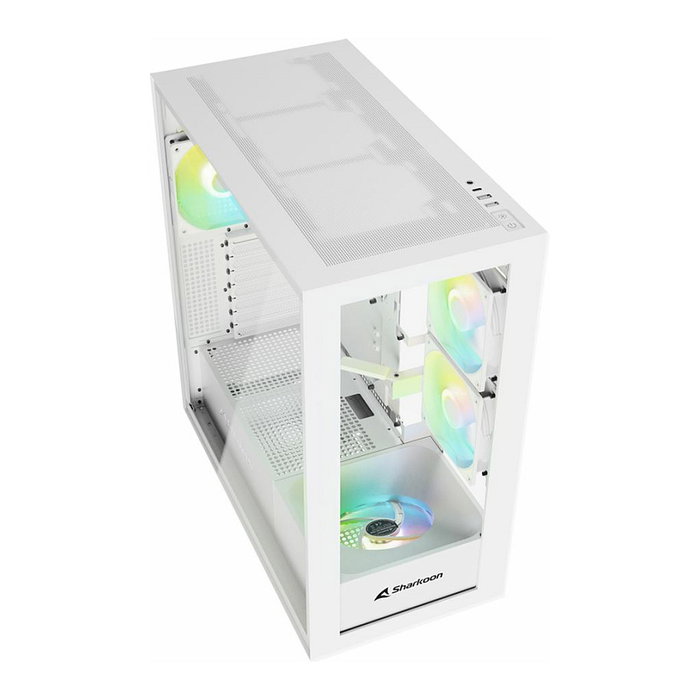 SHARKOON Rebel C60 RGB White Midi Tower