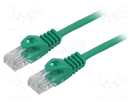 LANBERG Patch cord Cat 5e U/UTP de 7,5m verde