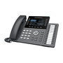 Grandstream Teléfono IP GRP-2636 con Pantalla LCD de 4.3 Pulgadas, 12 Líneas, Wi-Fi, Bluetooth y PoE, Negro