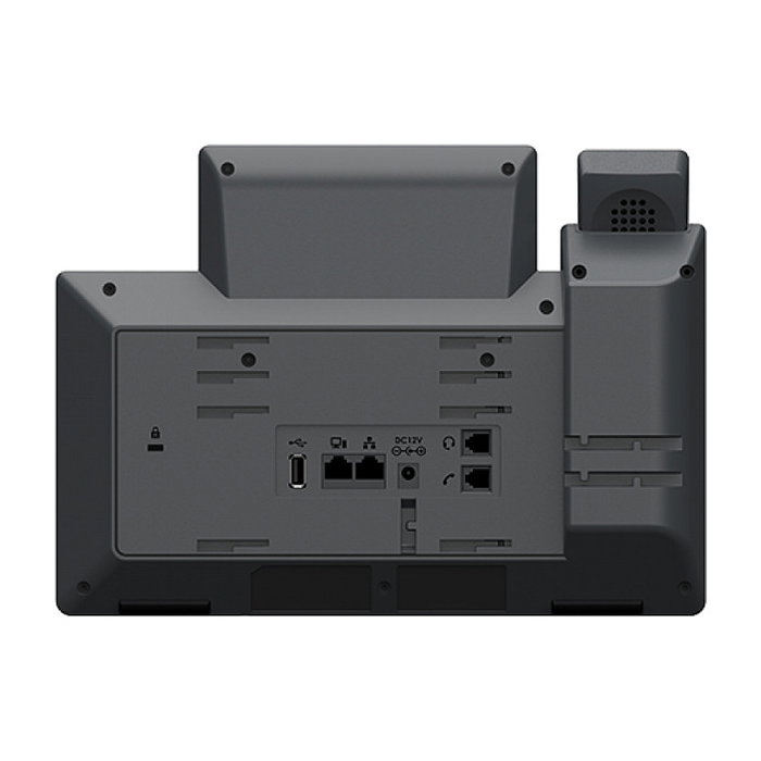 Grandstream Teléfono IP GRP-2636 con Pantalla LCD de 4.3 Pulgadas, 12 Líneas, Wi-Fi, Bluetooth y PoE, Negro