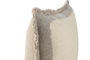 DKD Home Decor Cojin Natural Lino 50x8x50 cm (2 Unidades) Pack 2 Fundas