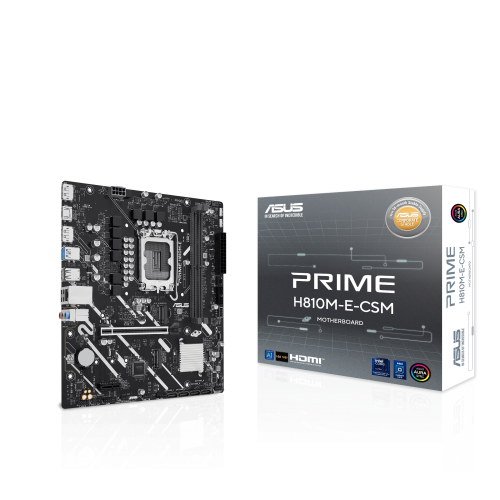 Asus PRIME H810M-E-CSM Micro ATX DDR5 LGA1851 Intel H810 Asus PRIME H810M-E-CSM Micro ATX DDR5 LGA1851 Intel H810