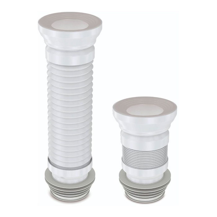 Verhal Manguito Extensible para Inodoro con Hilo de Refuerzo en Inox de 150 a 200 mm Verhal Manguito Extensible para Inodoro con Hilo de Refuerzo en Inox de 150 a 200 mm