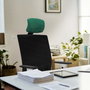 PIQUERAS Y CRESPO Silla de oficina Yunquera con Mecanismo Sincro, Azul Marino y Negro