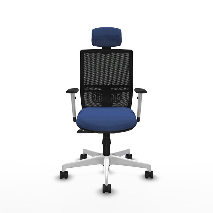 PIQUERAS Y CRESPO Silla de oficina Yunquera con Mecanismo Sincro, Azul Marino y Negro PIQUERAS Y CRESPO Silla de oficina Yunquera con Mecanismo Sincro, Azul Marino y Negro