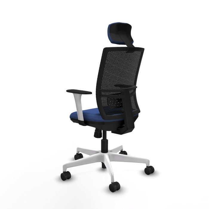 PIQUERAS Y CRESPO Silla de oficina Yunquera con Mecanismo Sincro, Azul Marino y Negro PIQUERAS Y CRESPO Silla de oficina Yunquera con Mecanismo Sincro, Azul Marino y Negro