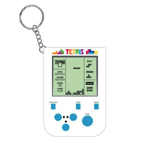 Fizz Creations Tetris Mini Consola de Juego con Llavero Mini Retro Fizz Creations Tetris Mini Consola de Juego con Llavero Mini Retro