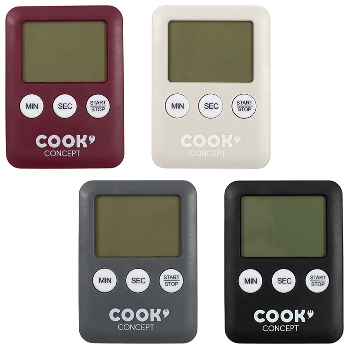 Cook Concept Temporizador Digital Magnético para Cocina con Fijación Imantada