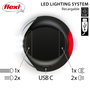 Flexi Sistema Led Para Correas Flexi Negro (Set de 12)